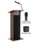 Oklahoma Sound Oklahoma Sound Power Plus Lectern and Rechargeable Battery with Wireless Handheld Mic, Ribbonwood M111PLS-RW/LWM-5 - alternate 1